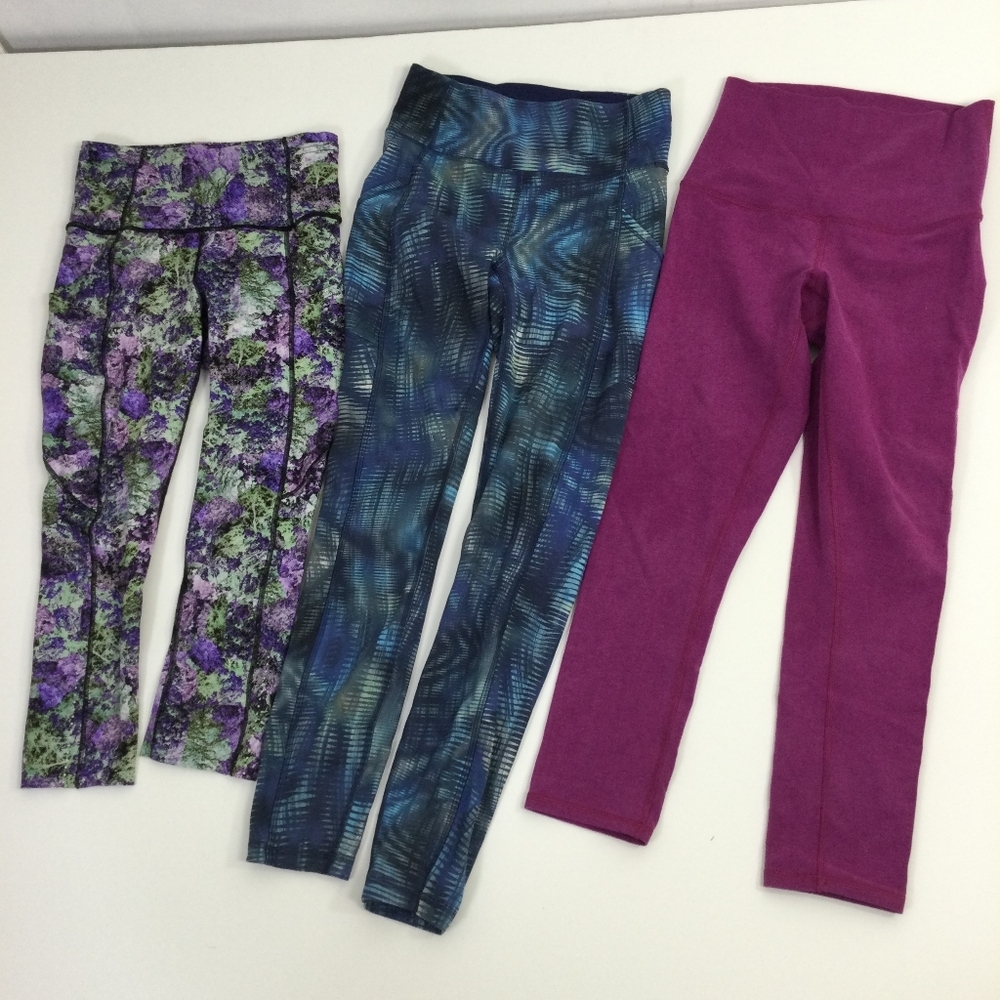 lululemon athletica Women's Leggings Set Of 3 Bundle Lot